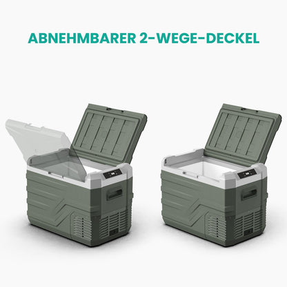 Alpicool Nevera Portátil Eléctrica 27 L, 12/24 V, Compresor -20°C a 20°C, Para Coche y Camping