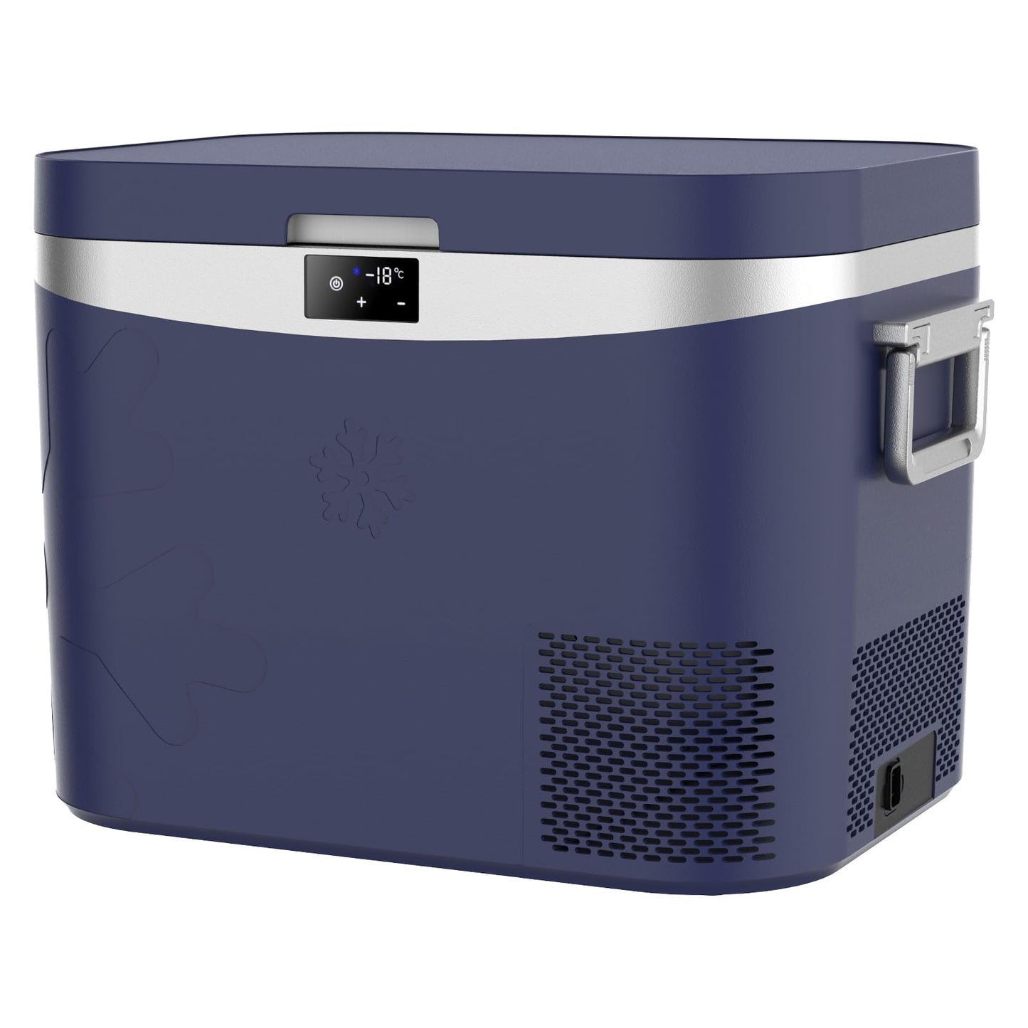 BINGI Nevera Portátil Eléctrica 18 L, Compresor 12/24 V, Refrigerador y Congelador para Coche