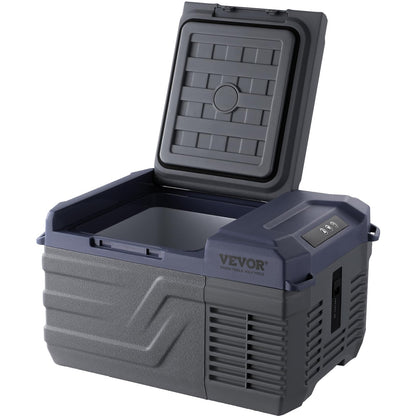 VEVOR Nevera de Compresión Portátil 30 L, 12/24 V y 100-240 V, Temperatura -20°C a 20°C