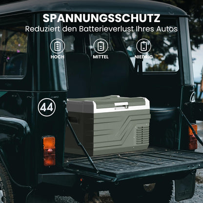 Alpicool Nevera Portátil Eléctrica 27 L, 12/24 V, Compresor -20°C a 20°C, Para Coche y Camping